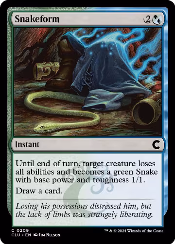 Snakeform (209), Ravnica: Clue Edition — Magic card price