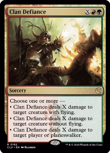 Clan Defiance (182), Ravnica: Clue Edition — Magic card price