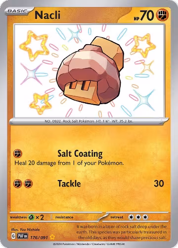 Nacli - 176/091 (176/091), Paldean Fates — Pokémon card price