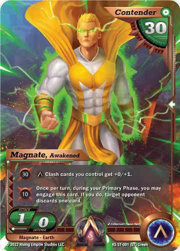 Magnate, Awakened (KS ST-001), The Awakening (Kickstarter) — Alpha Clash card price
