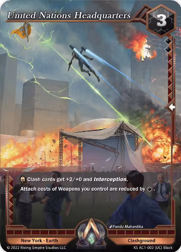 United Nations Headquarters (KS AC1-002), The Awakening (Kickstarter) — Alpha Clash card price