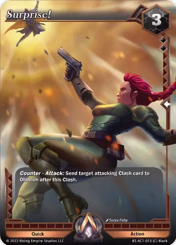 Surprise! (KS AC1-013), The Awakening (Kickstarter) — Alpha Clash card price