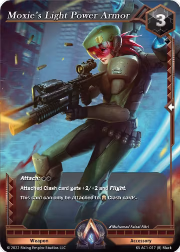 Moxie's Light Power Armor (KS AC1-017), The Awakening (Kickstarter) — Alpha Clash card price