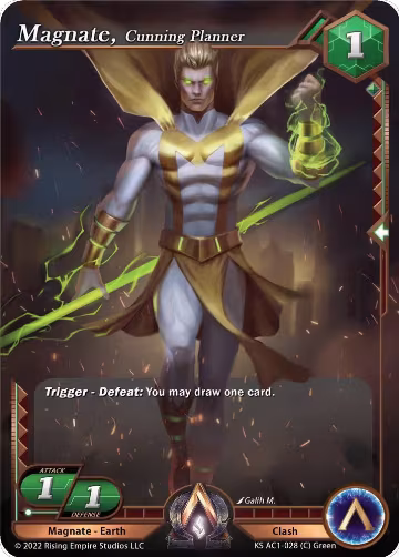 Magnate, Cunning Planner (KS AC1-028), The Awakening (Kickstarter) — Alpha Clash card price