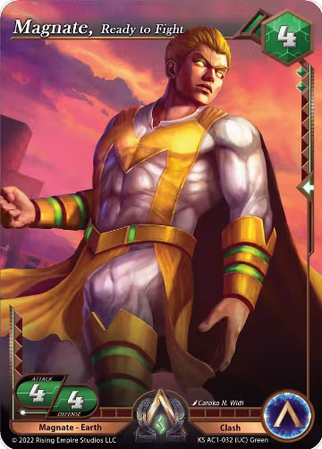 Magnate, Ready to Fight (KS AC1-032), The Awakening (Kickstarter) — Alpha Clash card price