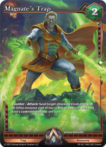 Magnate's Trap (KS AC1-043), The Awakening (Kickstarter) — Alpha Clash card price