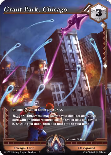 Grant Park, Chicago (KS AC1-049), The Awakening (Kickstarter) — Alpha Clash card price
