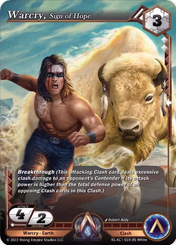 Warcry, Sign of Hope (KS AC1-059), The Awakening (Kickstarter) — Alpha Clash card price