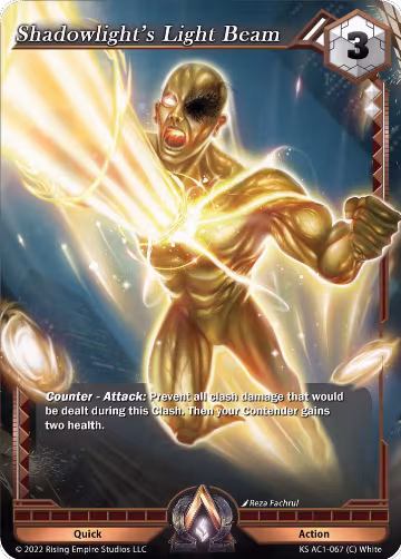 Shadowlight's Light Beam (KS AC1-067), The Awakening (Kickstarter) — Alpha Clash card price