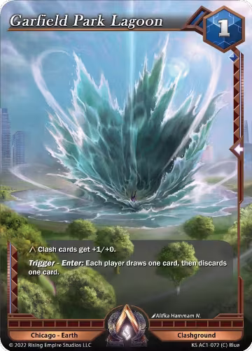Garfield Park Lagoon (KS AC1-072), The Awakening (Kickstarter) — Alpha Clash card price