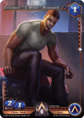 Terrance "T-Bone" Bonnard (KS AC1-074), The Awakening (Kickstarter) — Alpha Clash card price