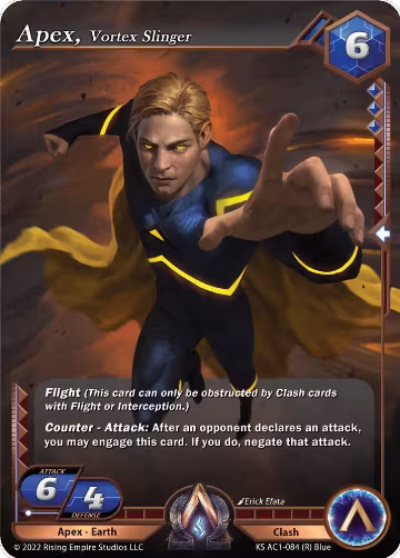 Apex, Vortex Slinger (KS AC1-084), The Awakening (Kickstarter) — Alpha Clash card price