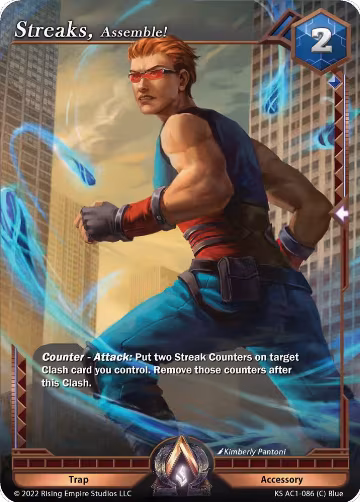 Streaks, Assemble! (KS AC1-086), The Awakening (Kickstarter) — Alpha Clash card price