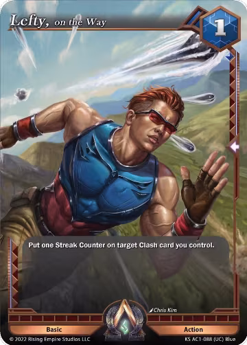 Lefty, on the Way (KS AC1-088), The Awakening (Kickstarter) — Alpha Clash card price