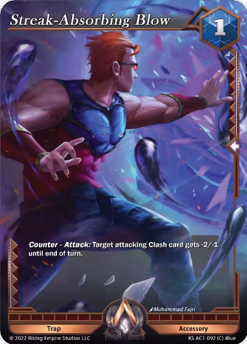 Streak-Absorbing Blow (KS AC1-092), The Awakening (Kickstarter) — Alpha Clash card price