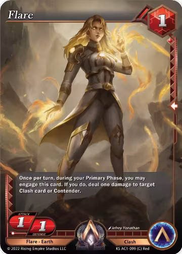 Flare (KS AC1-099), The Awakening (Kickstarter) — Alpha Clash card price