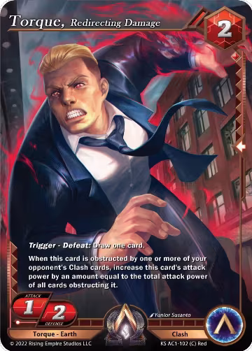 Torque, Redirecting Damage (KS AC1-102), The Awakening (Kickstarter) — Alpha Clash card price