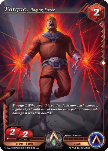 Torque, Raging Force (KS AC1-103), The Awakening (Kickstarter) — Alpha Clash card price