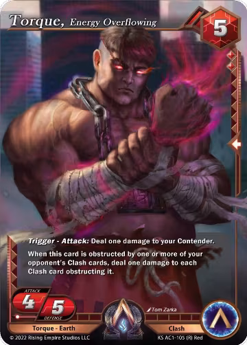 Torque, Energy Overflowing (KS AC1-105), The Awakening (Kickstarter) — Alpha Clash card price