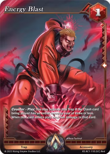Energy Blast (KS AC1-110), The Awakening (Kickstarter) — Alpha Clash card price