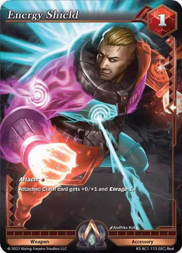 Energy Shield (KS AC1-113), The Awakening (Kickstarter) — Alpha Clash card price