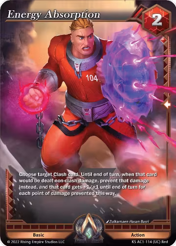 Energy Absorption (KS AC1-114), The Awakening (Kickstarter) — Alpha Clash card price