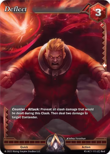 Deflect (KS AC1-115), The Awakening (Kickstarter) — Alpha Clash card price