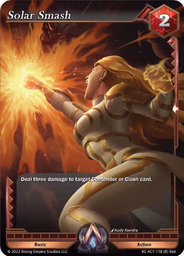 Solar Smash (KS AC1-118), The Awakening (Kickstarter) — Alpha Clash card price