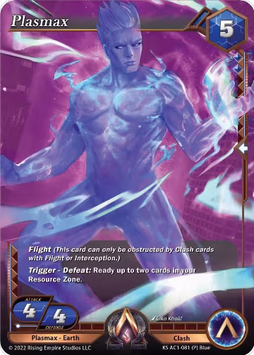 Plasmax (Stretch Goal Promo) (KS AC1-081), The Awakening (Kickstarter) — Alpha Clash card price