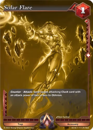 Solar Flare (Gold Foil Promo) (KS AC1-111) — card price