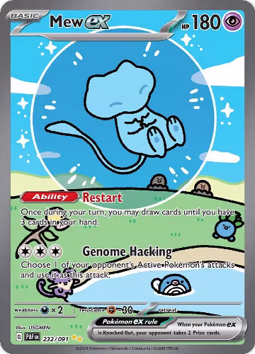 Mew ex - 232/091 (232/091), Paldean Fates — Pokémon card price