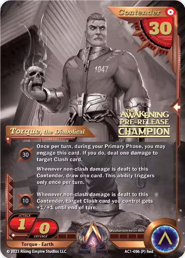 Torque, the Diabolical (Pre-Release Champion) (AC1-096) — card price