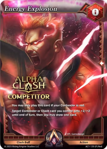 Energy Explosion (Competitor) (AC1-120), The Awakening — Alpha Clash card price