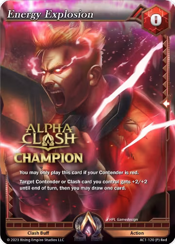 Energy Explosion (Champion) (AC1-120), The Awakening — Alpha Clash card price