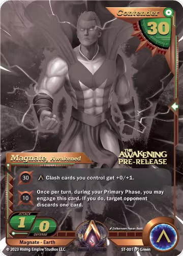 Magnate, Awakened (Pre-Release) (ST-001), The Awakening — Alpha Clash card price