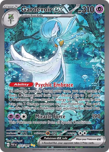 Gardevoir ex - 233/091 (233/091), Paldean Fates — Pokémon card price