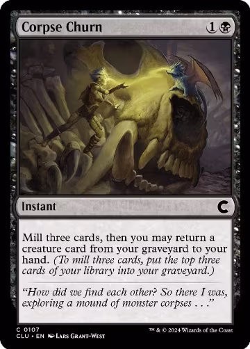 Corpse Churn (107), Ravnica: Clue Edition — Magic card price