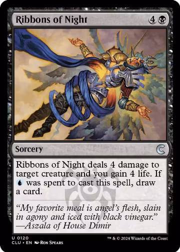 Ribbons of Night (120), Ravnica: Clue Edition — Magic card price