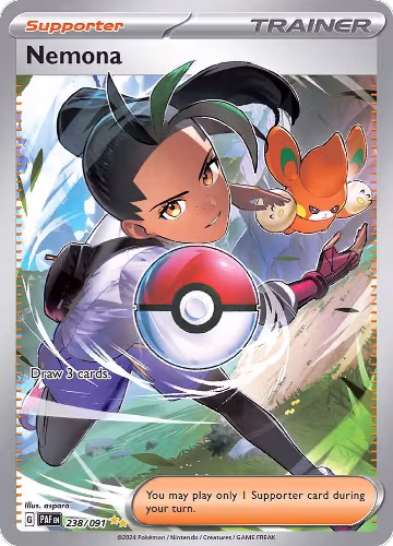 Nemona - 238/091 (238/091), Paldean Fates — Pokémon card price