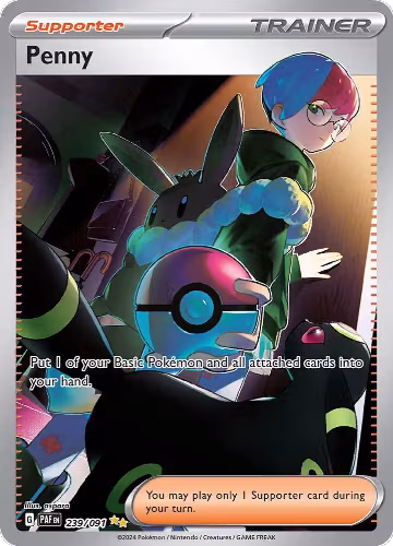 Penny (239/091), Paldean Fates — Pokémon card price