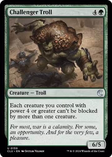 Challenger Troll (159), Ravnica: Clue Edition — Magic card price