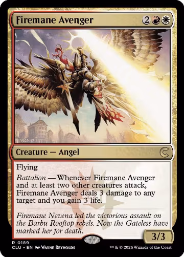 Firemane Avenger (189), Ravnica: Clue Edition — Magic card price