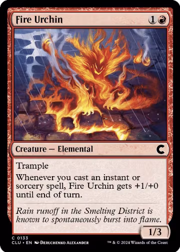 Fire Urchin (133), Ravnica: Clue Edition — Magic card price