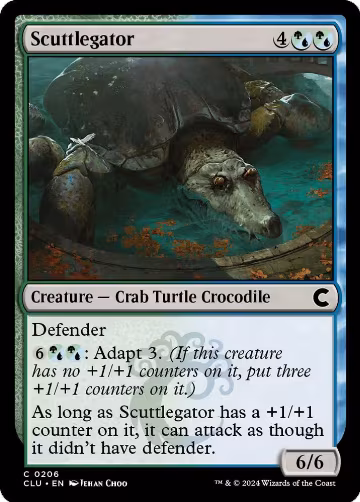 Scuttlegator (206), Ravnica: Clue Edition — Magic card price