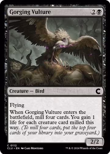 Gorging Vulture (112), Ravnica: Clue Edition — Magic card price