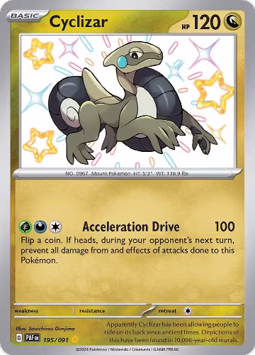 Cyclizar - 195/091 (195/091), Paldean Fates — Pokémon card price