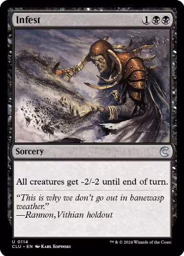 Infest (114), Ravnica: Clue Edition — Magic card price