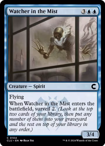 Watcher in the Mist (104), Ravnica: Clue Edition — Magic card price
