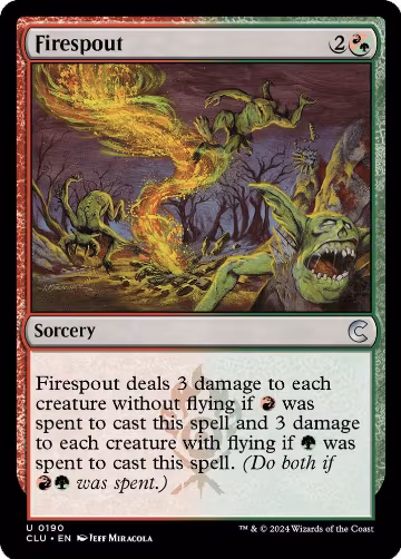 Firespout (190), Ravnica: Clue Edition — Magic card price