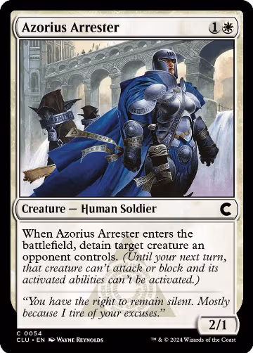 Azorius Arrester (54), Ravnica: Clue Edition — Magic card price